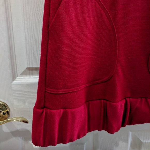 Zara Vintage Red Dress size Small - Picture 3 of 7